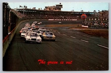 Postcard Daytona Beach Florida Speedway Exciting Racing Vintage USA Unposted