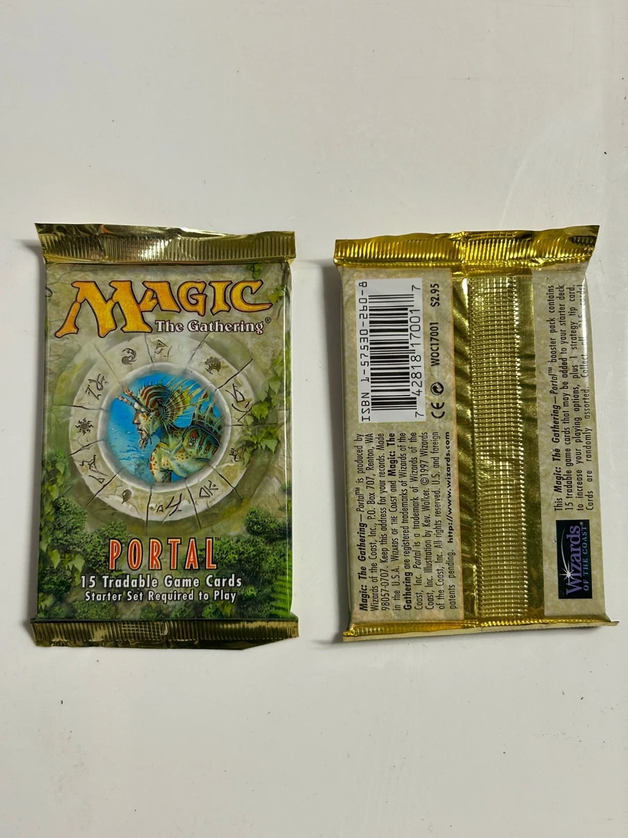 Magic: The Gathering Portal Sealed Collectible Card Game Packs for