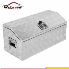 30"X13"X13" Aluminum Trailer Tool Box for Truck Pickup ATV Flatbed RV Toolbox