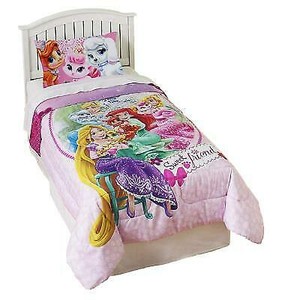 Palace Pets Twin Comforter Set Disney Princesses Sweet Pet Friends