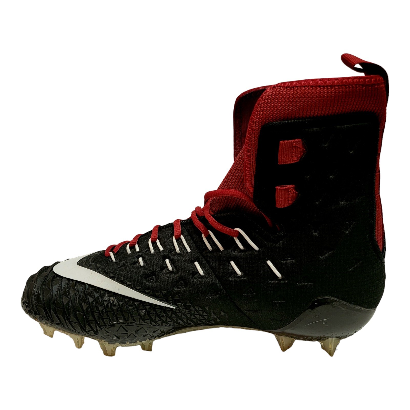 Nike Force Savage Elite TD Football Cleats Black Red Size 11.5 AJ6603-010 EUC thumbnail 3