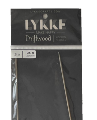 Lykke Driftwood Circular Knitting Needles US 0 2.00mm   24  Wood Fixed | Sock La