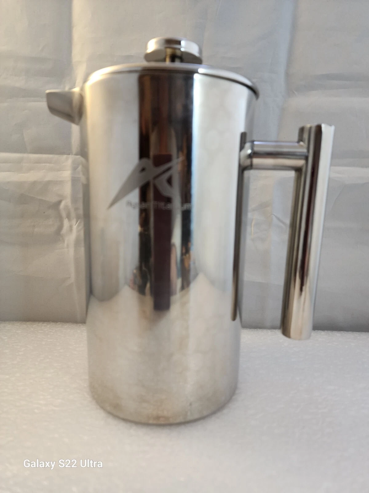 Aysan Titanium French Press Coffee Maker, 34 Oz, Stainless Steel Double-Wall Ins