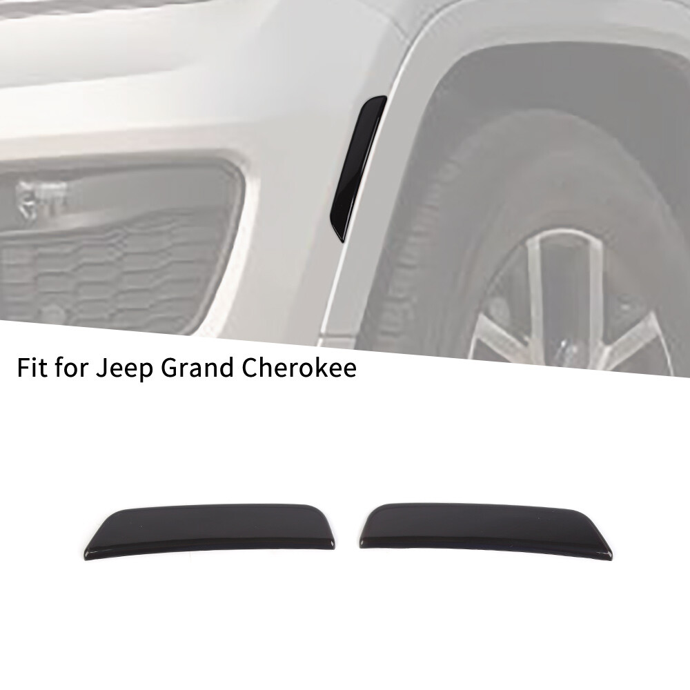 Smoked Black Front Wheel Eyebrow Light Cover Trim – Fits Jeep Grand Cherokee 2024+, Savadi-Car, ABS