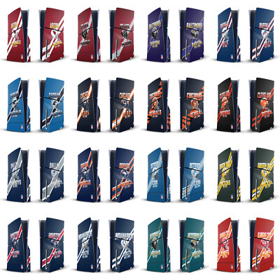 OFFIZIELLE NFL TEAM 1 VINYL SKIN FOR SONY PS5 SLIM DISC CONSOLE & CONTROLLER