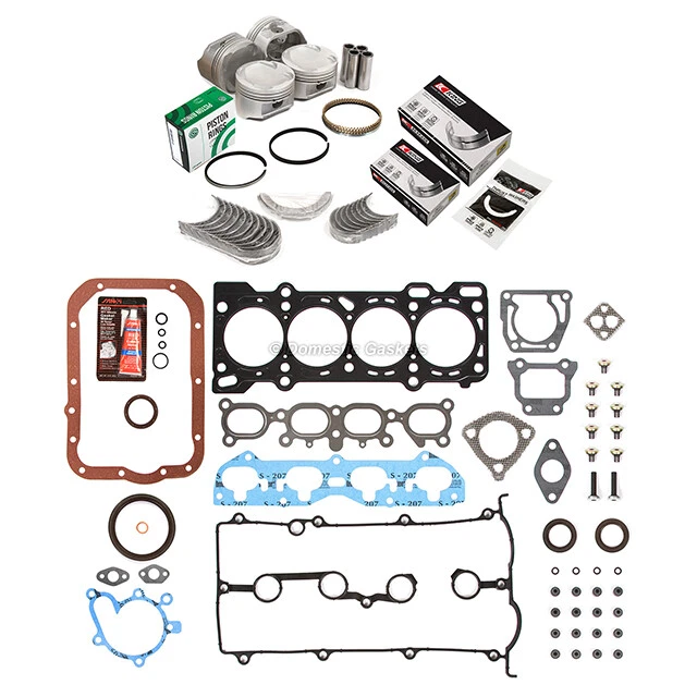 Full Gasket Set Bearings Pistons Fit 00-03 Mazda 626 Protege Protege5 - Image 2 of 4