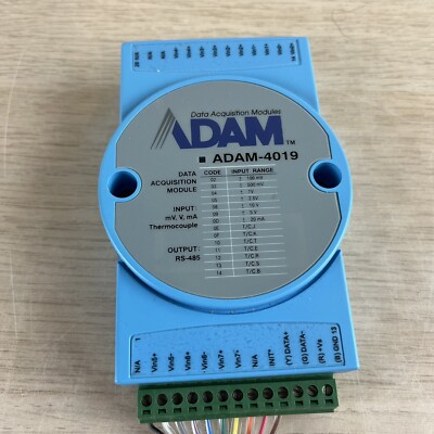 Advantech ADAM-4019+ 8Thermocouple Modbus RS-485 Remote I/O