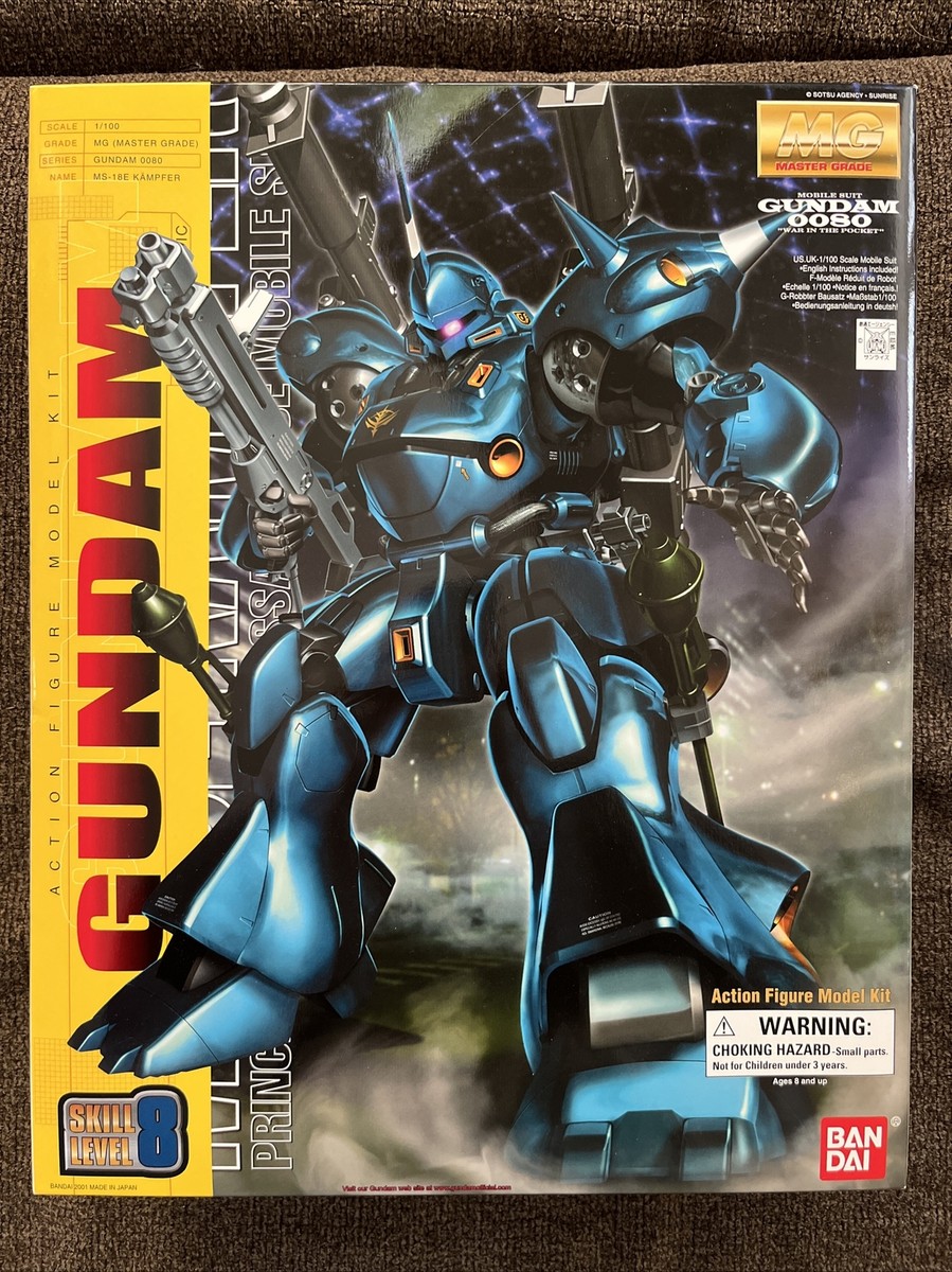未組立品ガンプラBANDAI MG MS-18E Kämpfer 1/100 MG 1/100 MS-18E Kampfer | Bandai Gundam Gunpla | LA Scale Model