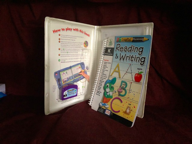 LeapFrog LeapPad Plus Writing Reading &amp; Kindergarten Book Only Spelling ...