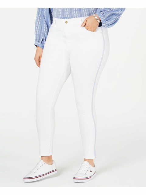 Tommy Hilfiger Womens White SKINNY Jeans Plus Size 22w for sale online |  eBay