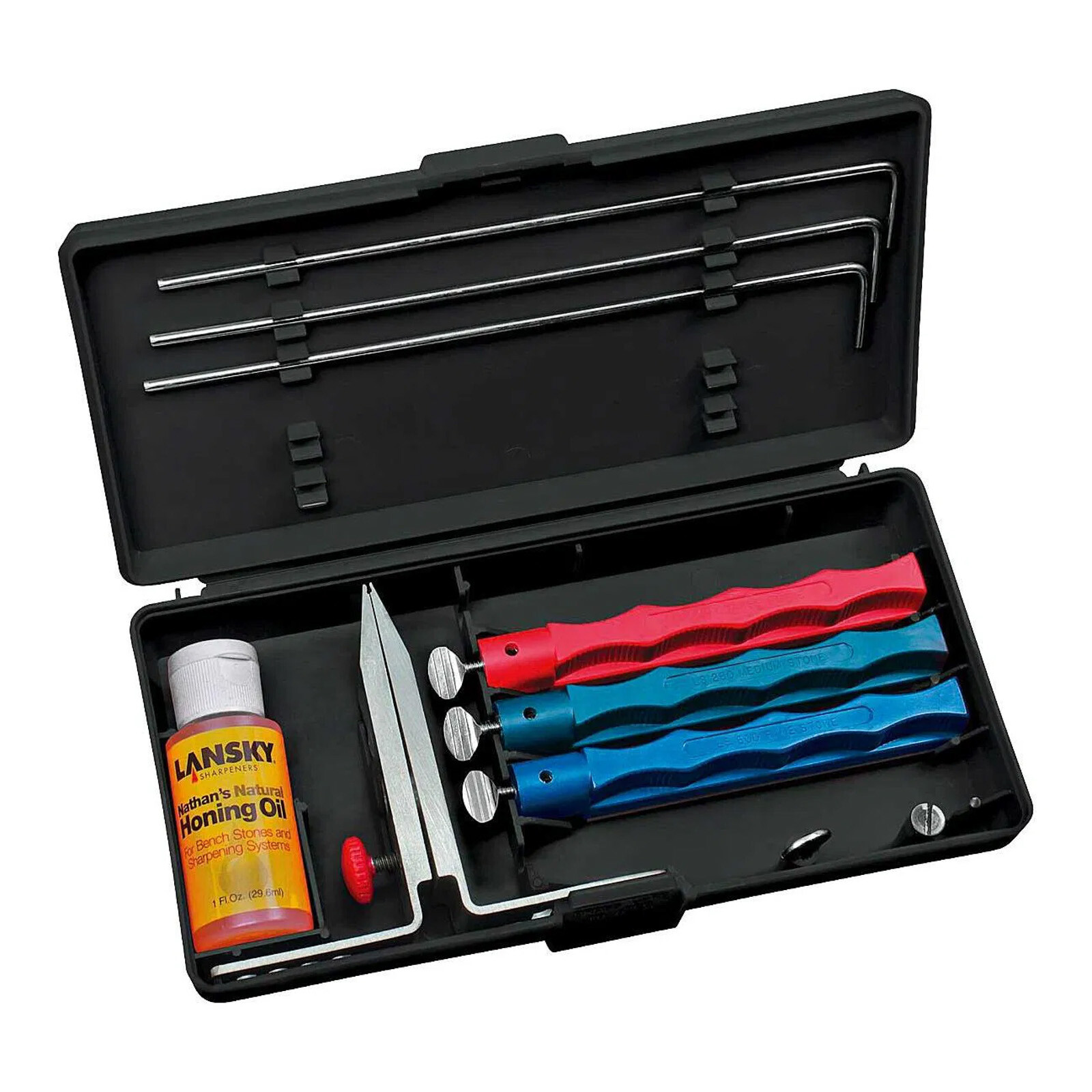 Lansky 3er Messerschärfset Messerschleifer Schleifstein Abziehstein