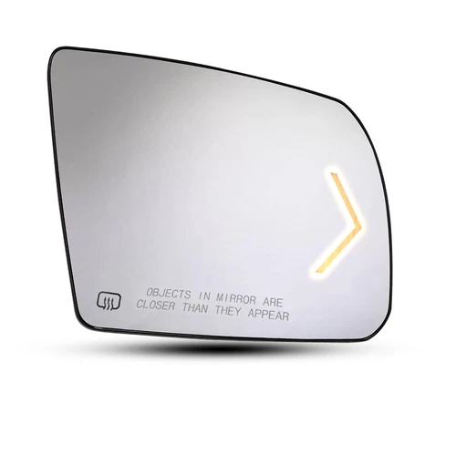 For 2007-2020 Toyota Tundra Right Passenger Heated Mirror Glass W/Turn Signal B