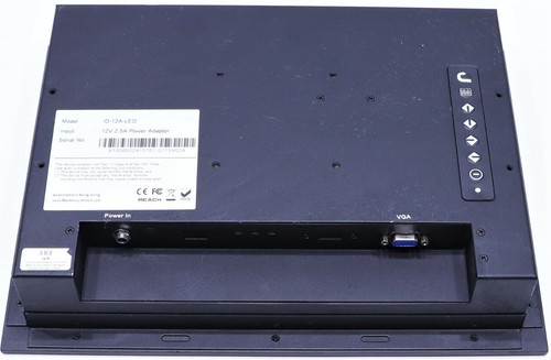 RACKMOUNT ID-12A-LED INDUSTRIAL FLAT PANEL DISPLAY - Picture 2 of 3