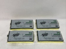 Lot of 4 Scotch-Brite Professional Medium Duty Scrubbing Sponge 6.1" x 3.6"