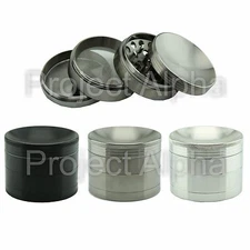Concave Style Herb/Spice Grinder 2in/2.5in 4 pieces- US Seller