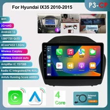 Android 13 Car Stereo Radio 64G Fit Hyundai Tucson Ix35 2010-15 GPS Navi Carplay