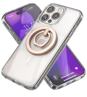 iPhone 15 Pro Max Case w/ Ring (MagSafe Compatible) Magnetic Case