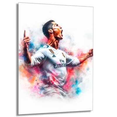 CRISTIANO RONALDO Original ACEO Painting Art Sketch Print Card by RoStar #3/7