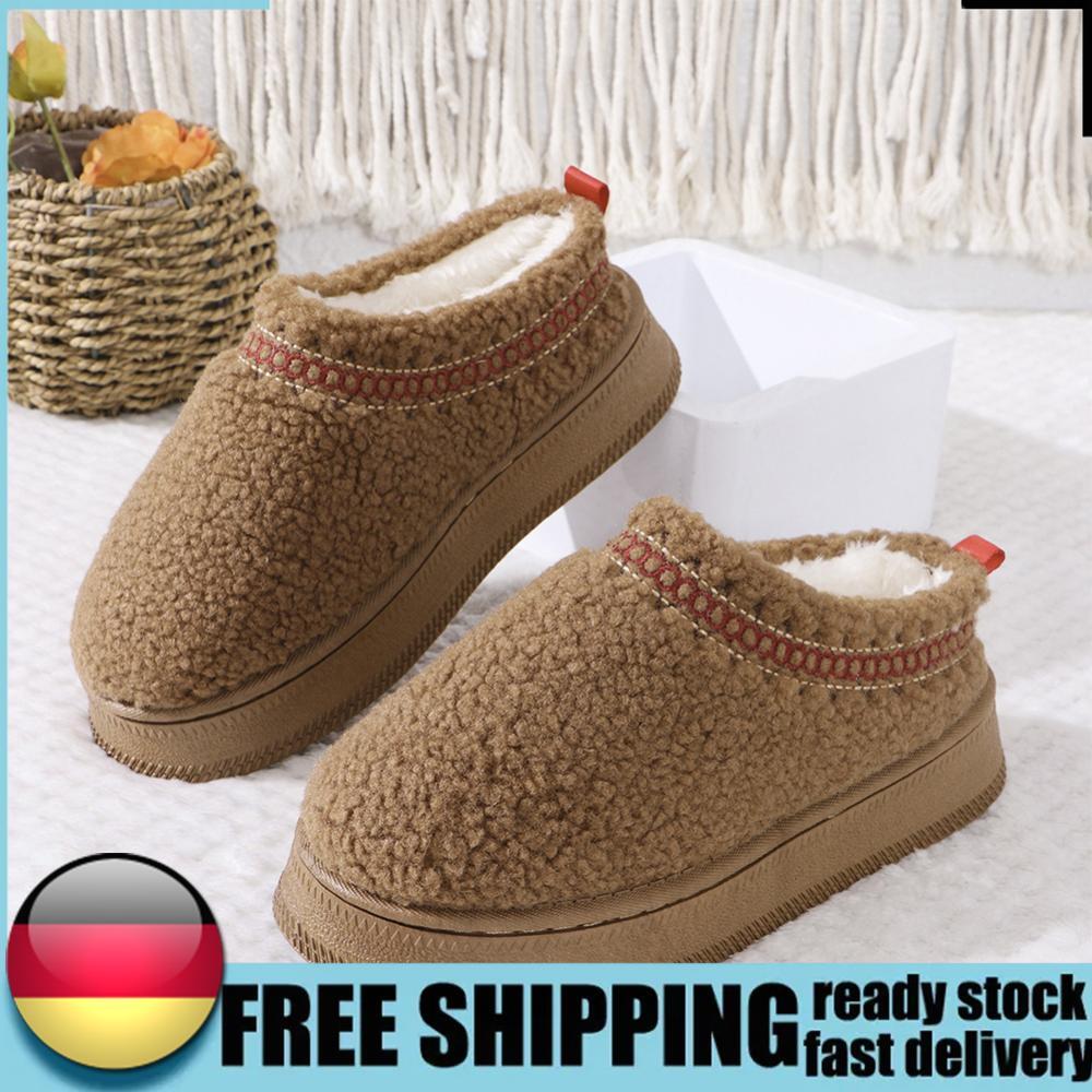 APL Pantofole platform suola spessa calde comode scarpe pelose per donna invernali outdoor