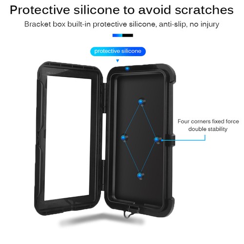 Handy Halterung Fahrrad Wasserdicht Motorrad Tasche Smartphone Halter Universal - Zdjęcie 7 z 10
