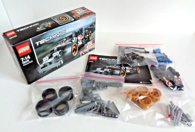 LEGO technic 42046 Fluchtfahrzeug PULL BACK Antrieb Hot Rod mit Box + BA 100% - Bild 1 von 4