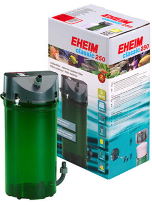 EHEIM CLASSIC 250 PLUS EXTERNER STROMFILTER 2213 + MEDIA FISCHTANK AQUARIUM