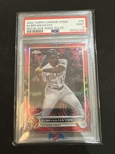 2022 Topps Chrome Sonic Ke’Bryan Hayes Red Sonic Pulse  5/5