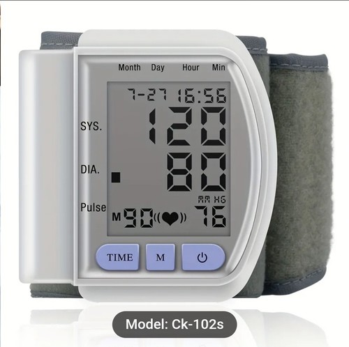 Digital Wrist Blood Pressure LCD Monitor BP Cuff Gauge Automatic Machine Tester