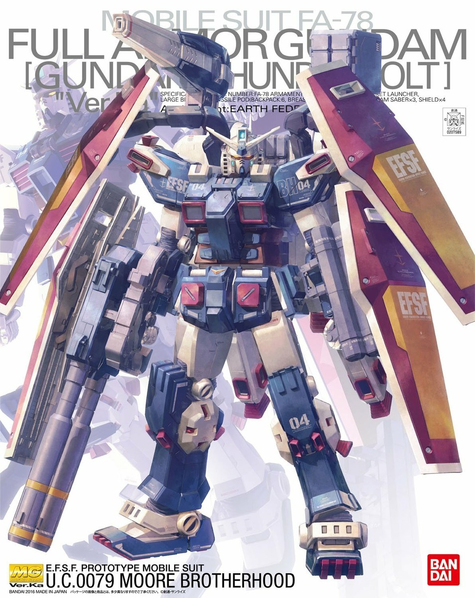 MG Mobile Suit Gundam Thunderbolt Full Armor Ver.Ka Color