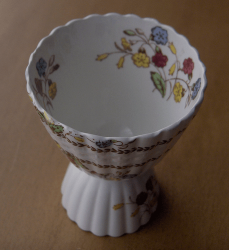 Spode Cowslip Doppel Eierbecher ~ Made in England ~ makellos - keine Reserve! - Bild 2 von 3