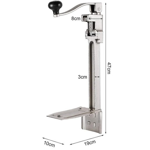 Apriscatole Professionale da banco Acciaio inox Regolabile Apri Barattoli - 1304 - Foto 5 di 7