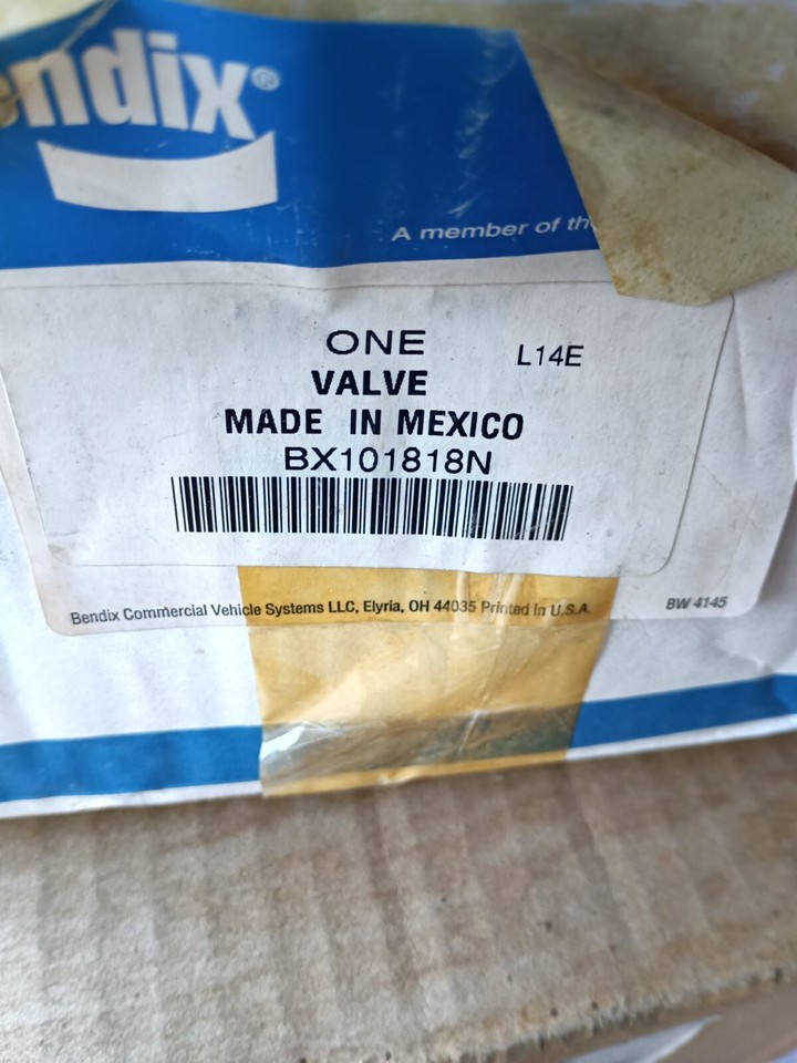 Genuine Bendix BX 101818N T-293977-C Air Brake Check Valve BX 99010 ...