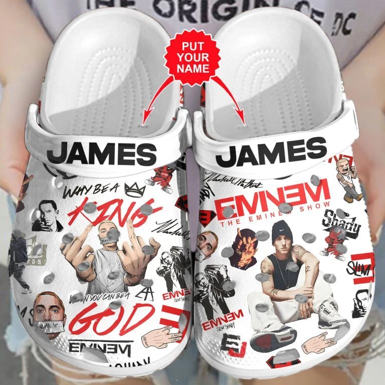 Personalized Eminem Custom Clogs