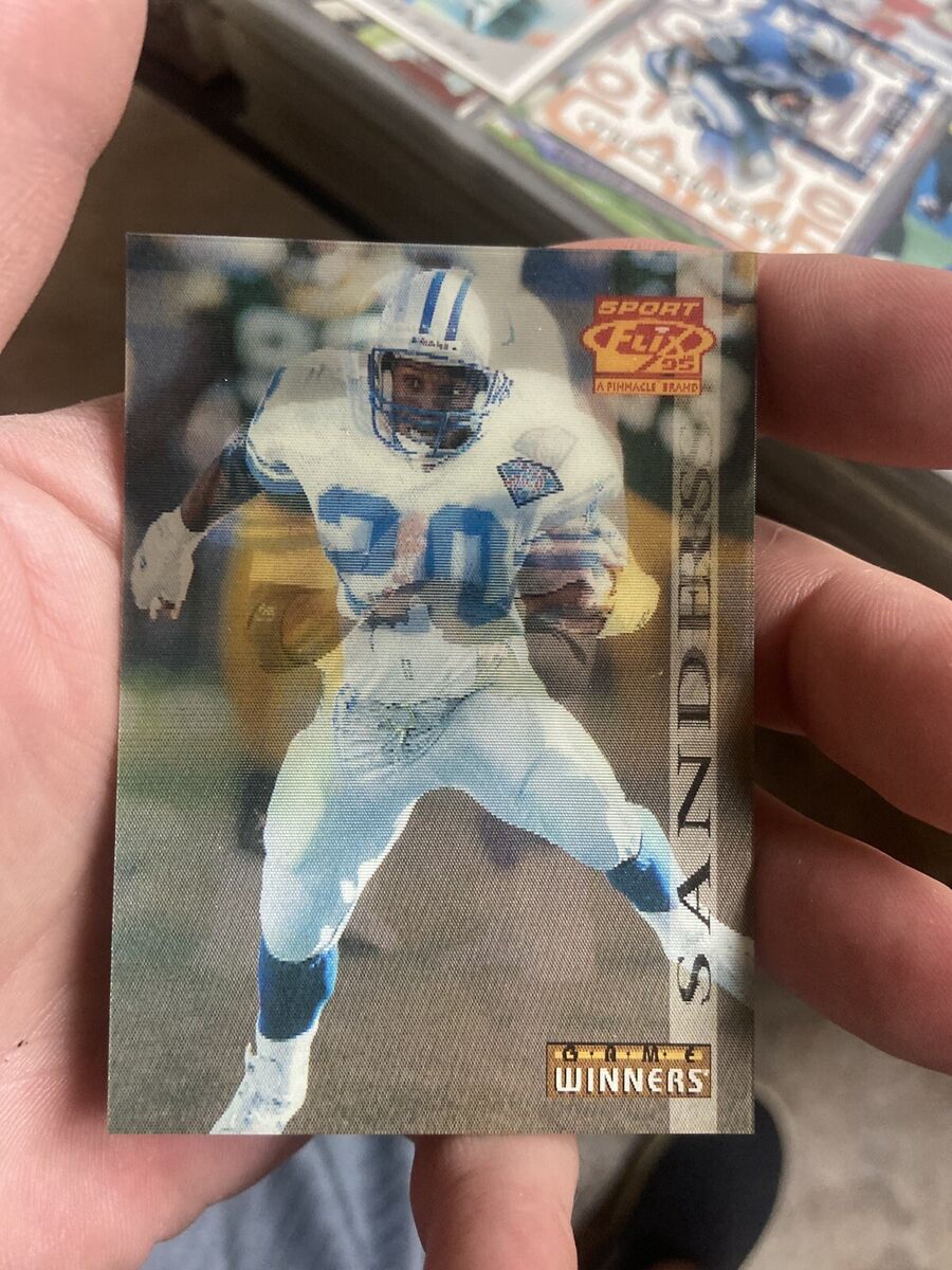 1995 Pinnacle Sport Flix #150 Barry Sanders 3D Holograph 1995 Pinnacle Sport Flix #150 Barry Sanders 3D Holograph