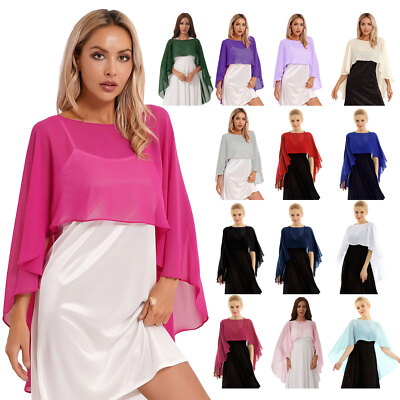 Women's Chiffon Scarves High-Low Wraps Wedding Evening Shawls Beach Cover  Up | eBay Women's Chiffon Scarves High-Low Wraps Wedding Evening Shawls Beach Cover Up  | eBay