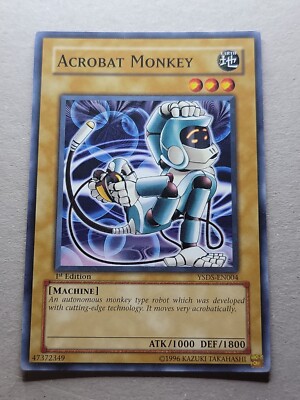 Yu-Gi-Oh! Acrobat Monkey Card – Normal Monster, Earth Attribute, From Starter Deck Syrus Truesdale (1st Edition) - View #11