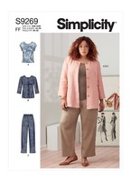 Simplicity 9269 Damenjacke Oberteil & Hose NäHmuster GrößEn 10-18 & 26W-32W