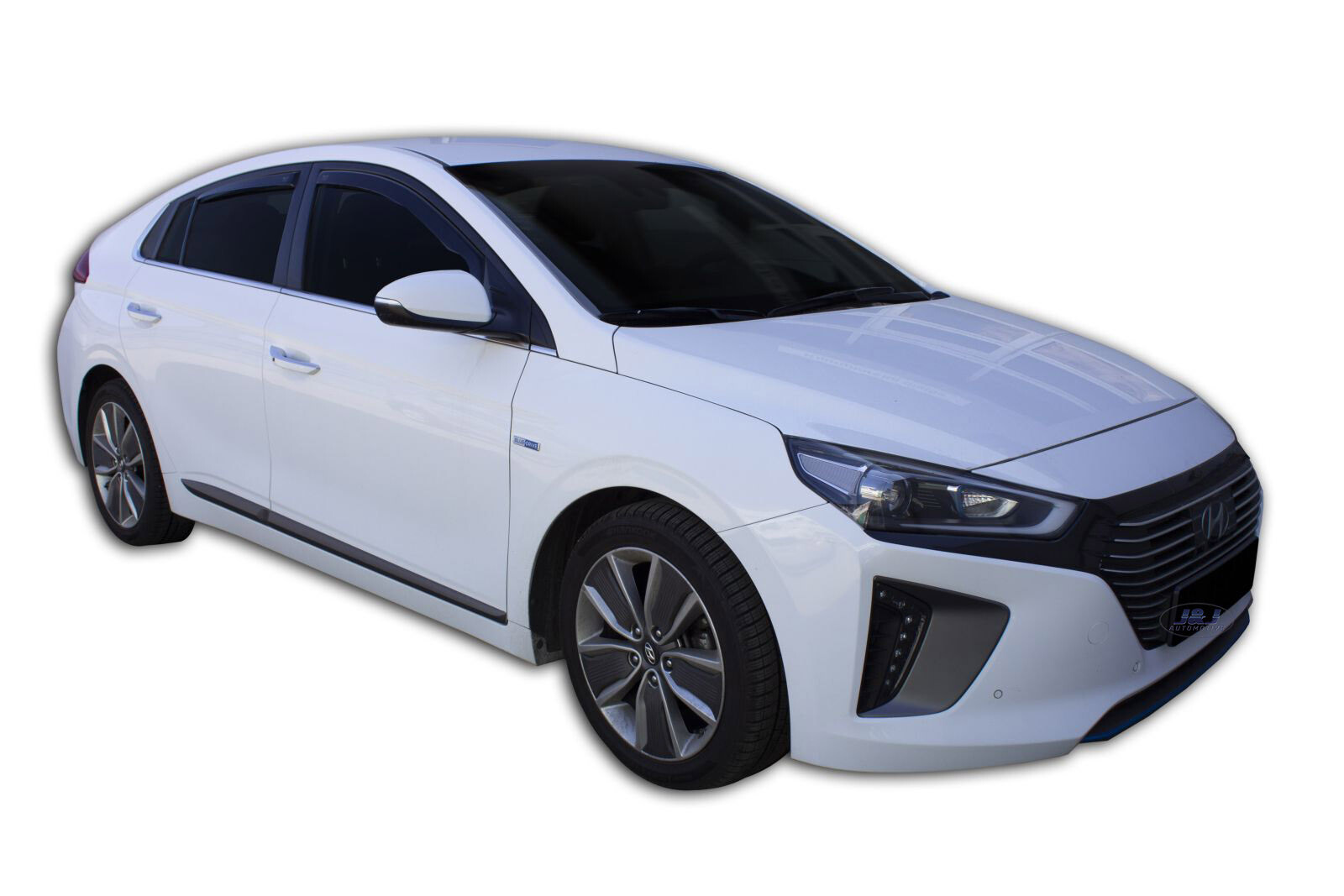 Déflecteurs de vent Hyundai Ioniq anti-pluie et bruit - Kit complet fenêtres avant arrière