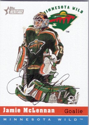 2000-01 Topps Heritage #104 Jamie McLennan Minnesota Wild