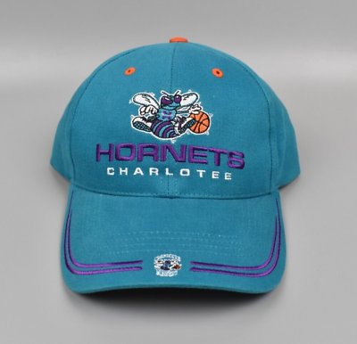 Charlotte Hornets Twins Enterprise Vintage Strapback Cap Hat Charlotte Hornets Twins Enterprise Vintage Strapback Cap Hat