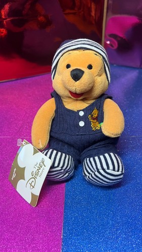 Job Lot • Winnie The Pooh Disney Store Plush Beanies Dressed Up • With Tag •x 17 - Picture 8 of 21