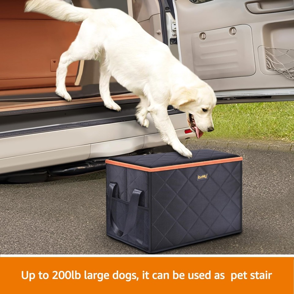 iBuddy Car Seat Extender with Storage for Large Dogs Up to 200LB