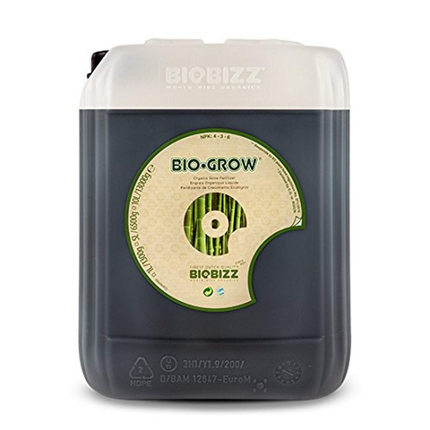 Biobizz Bio Grow Plant Nutrient Additive Organic Liquid Fertilizer 10L biobizz