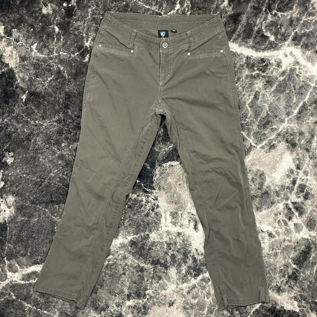 Kuhl Womens Vintage Patina Dye Gray Ryde Hiking Pants Size 12 30x32