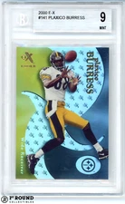 Plaxico Burress RC BGS 9+: 2000 E-X Rookie Card /1500