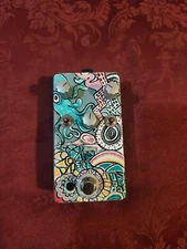 Handmade Guitar Pedal - Handpainted Guitar Pedal - Actual Overdrive JR PEdalPCB