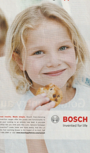 2006 Sunset printed ad Cooking happiness Bosch Ranges Three generations cooks - Picture 6 of 8