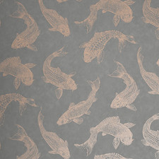 Vliestapete Pisces Slate - Vlies - Grau