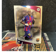 Topps 2024-25 Topps Chrome Lamine Yamal #10 FC Barcelona UEFA Champions
