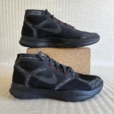 Nike Free Train Instinct Hustle Hart Shoes Mens Size 8 Black Sneakers 848416-001